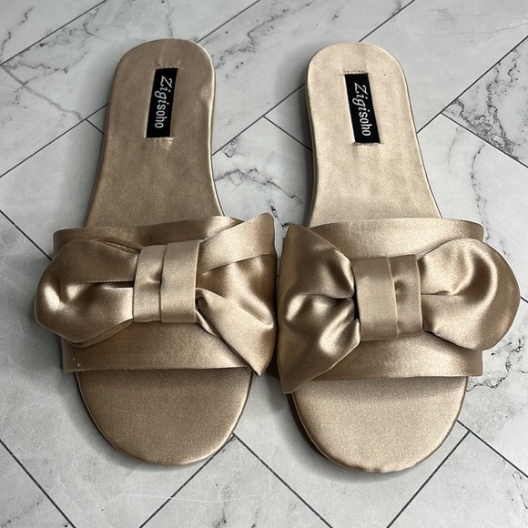 NWT ZIGI SOHO Womens Valiant Open Toe Casual Slide Sandals Shoes - Nude 7.5M - Picture 3 of 8